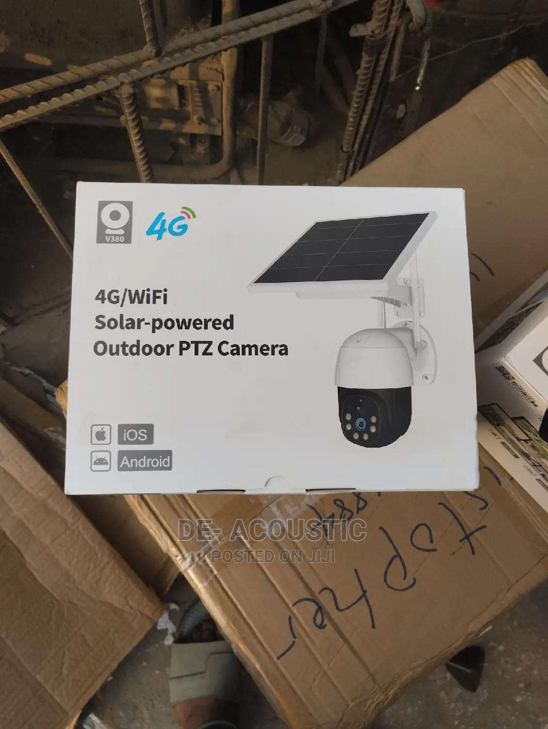 Solar Security Camera Outdoor, Wireless Wifi 360°Camera