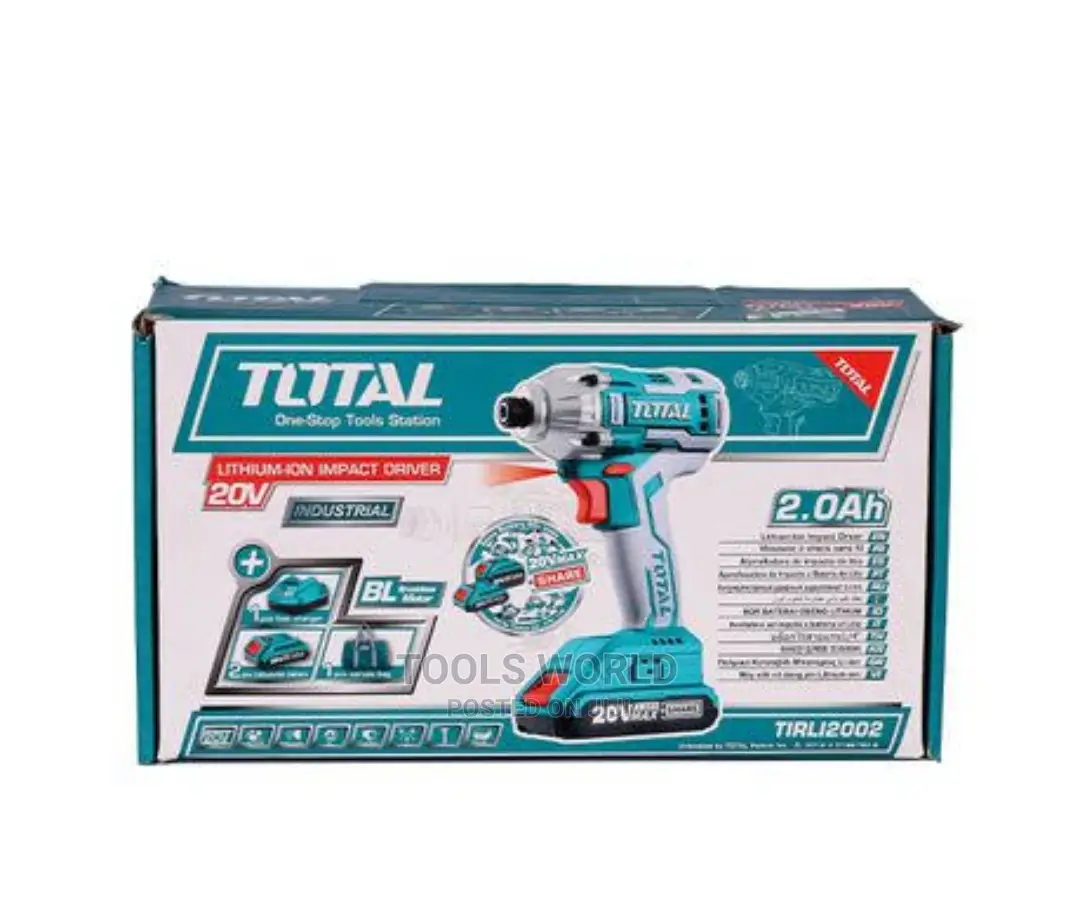 Total Brushless 20V Lithium-Ion Industrial Impact Driver