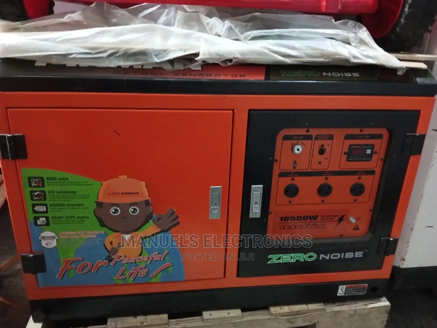 Soundproof Petrol Generator Zero Noise 100% Copper Coil