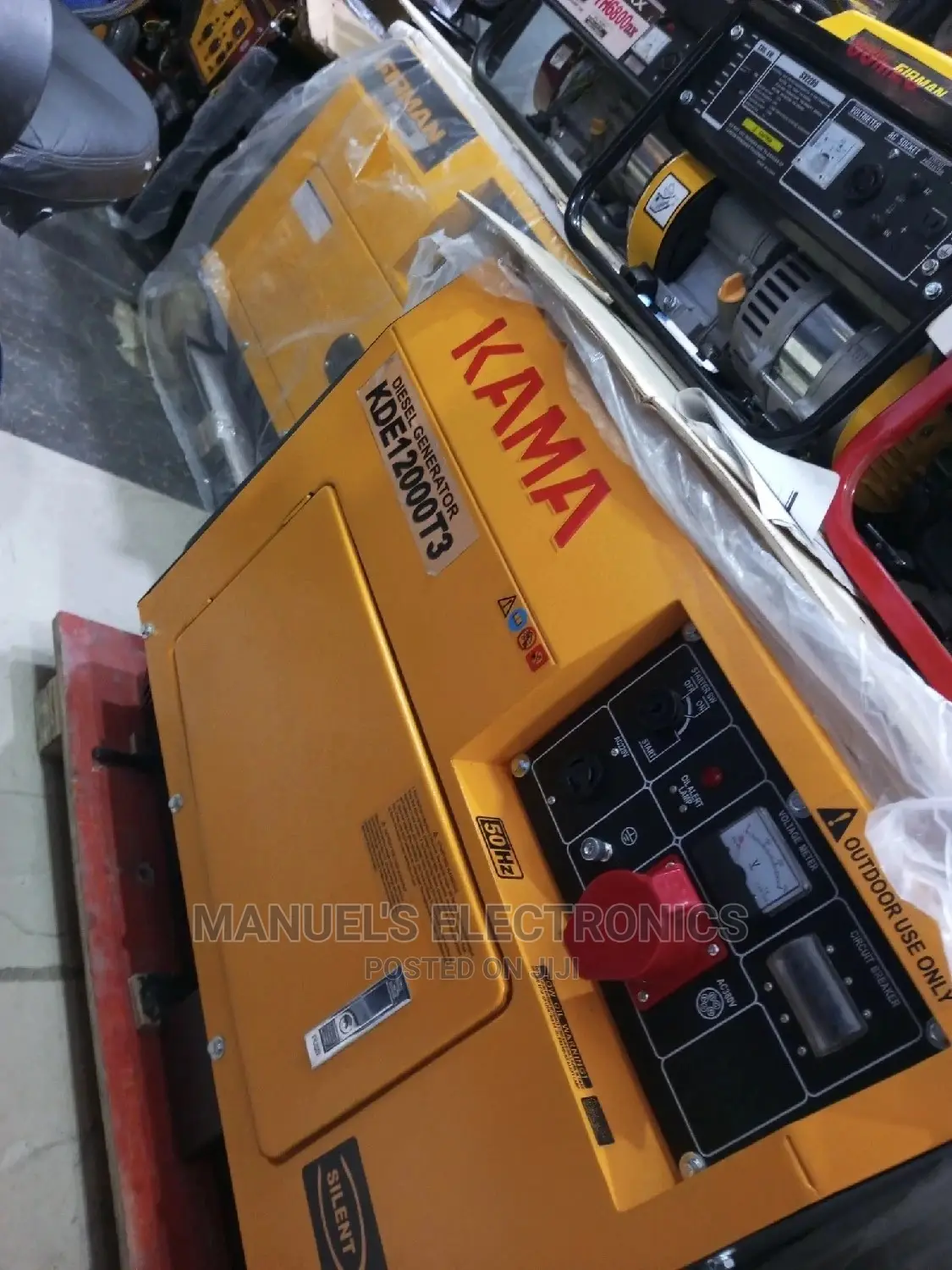 10kva Kama Three Phases Diesel Soundproof Generator 100% Cop