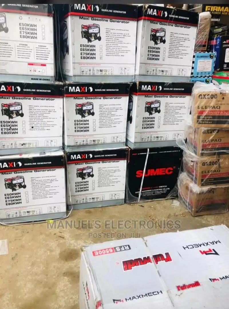  at #$10kva Maxi Petrol Generator 100% Copper Coil