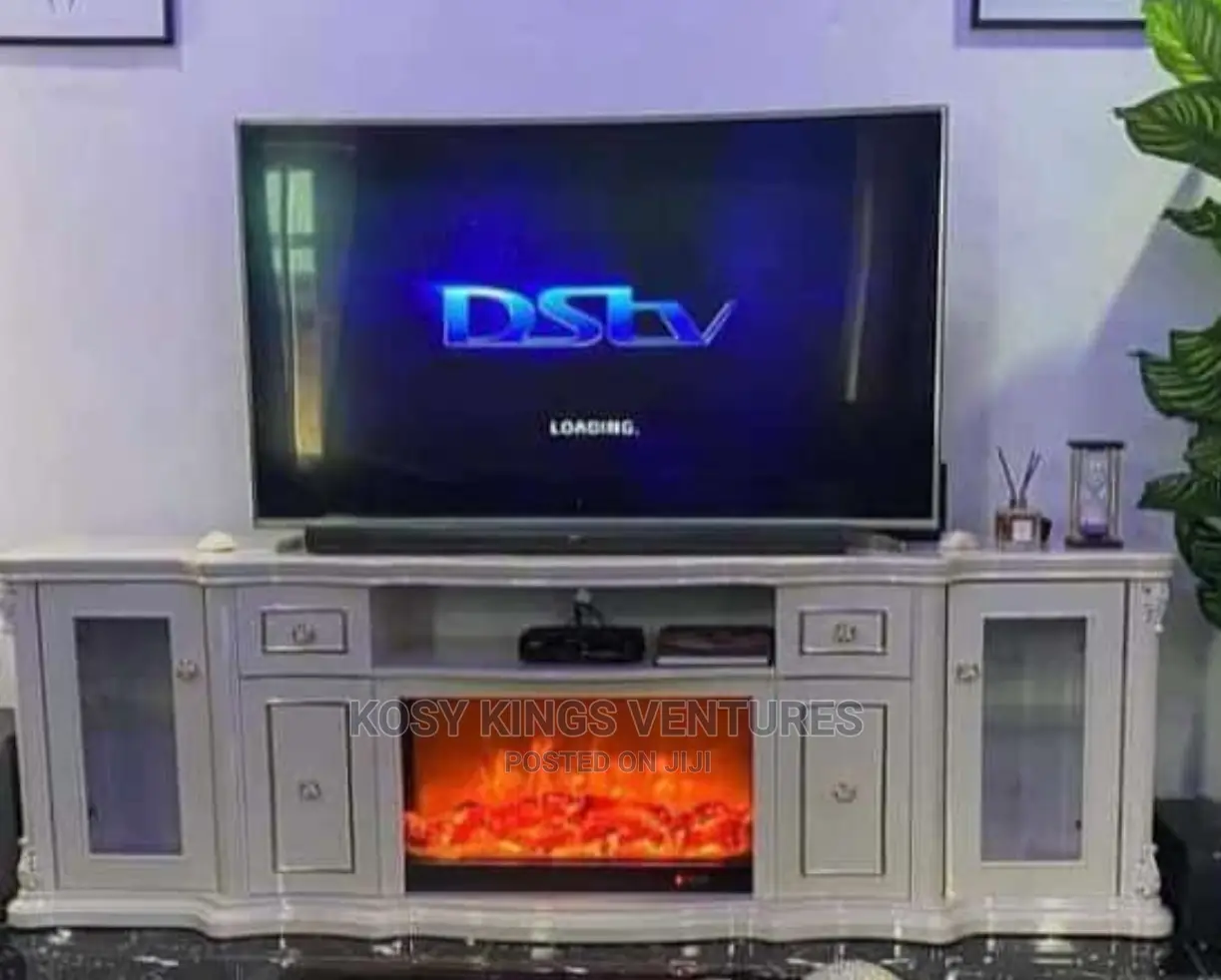 Luxurious Royal Long Fireplace Tv Stand