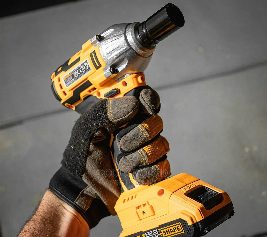 20V Cordless Impact Wrench Set, 1/2 Inch Brushless Impact Wr