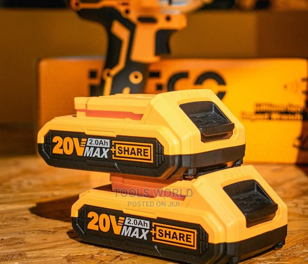 20V Cordless Impact Wrench Set, 1/2 Inch Brushless Impact Wr