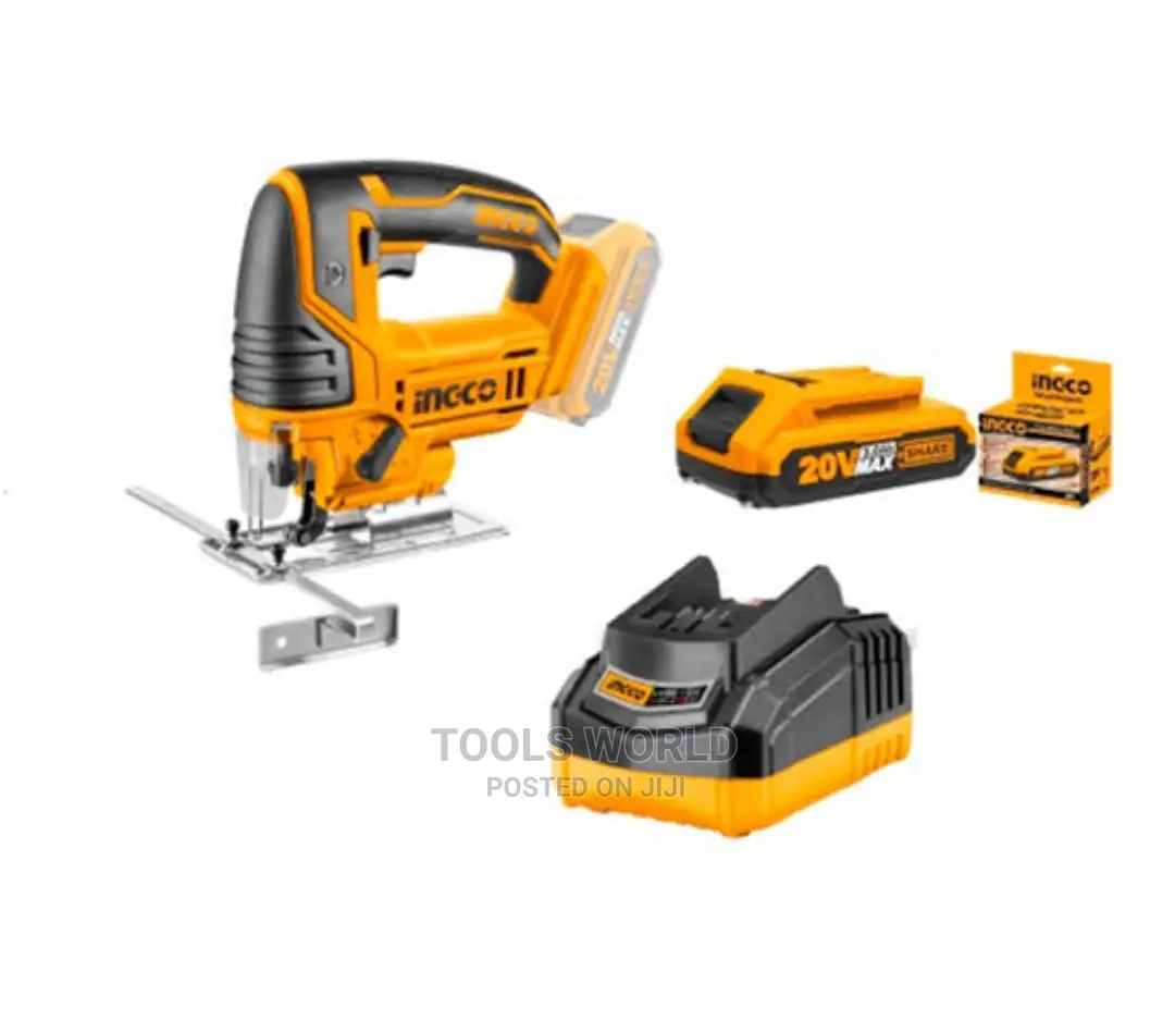INGCO P20S Tools 20V Lithium-ion Cordless Jig Saw CJSLI8501