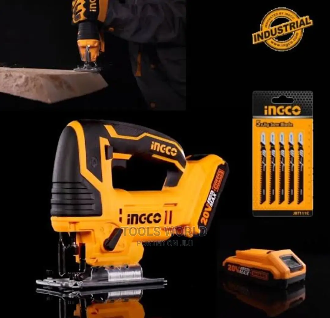 INGCO P20S Tools 20V Lithium-ion Cordless Jig Saw CJSLI8501