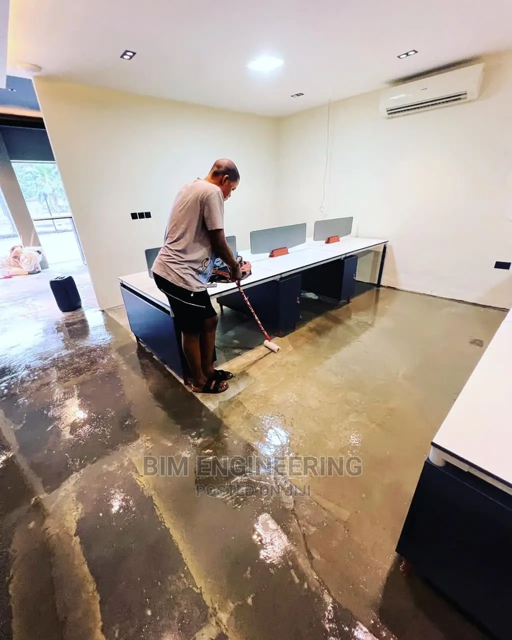 Polishing Stamp Concrete Design Materials Epoxy Oxide