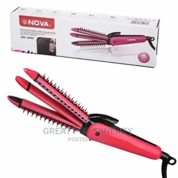 Nova 3 in 1 Straightener, Curler and Comb