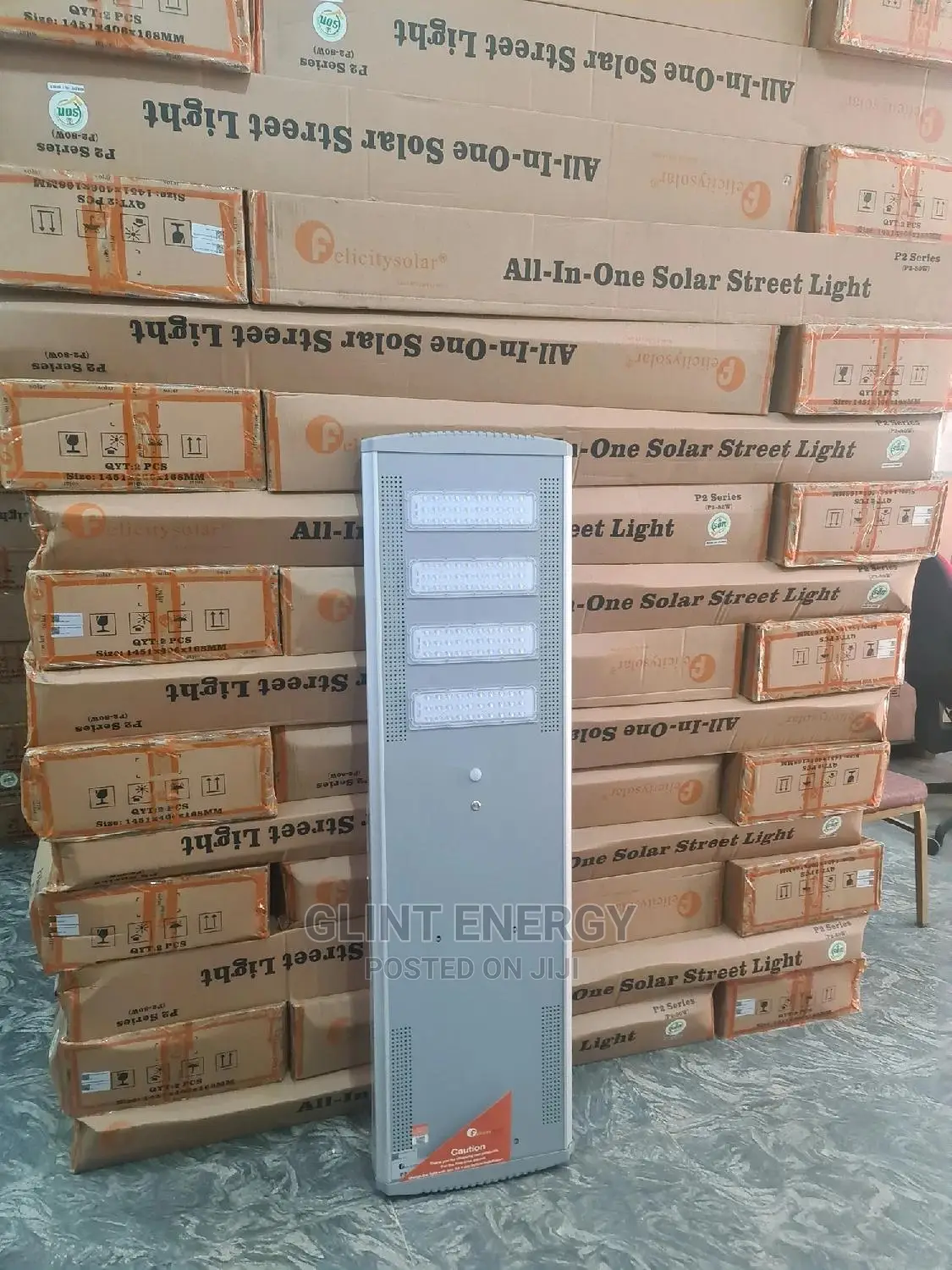 80W P2 All in One Felicity Solar Street Light