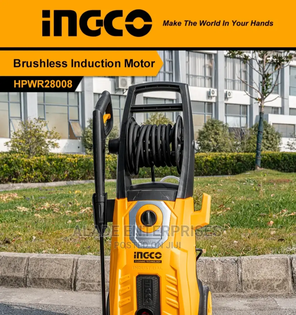 INGCO 2800W High Pressure Washer Brushless Induction Motor