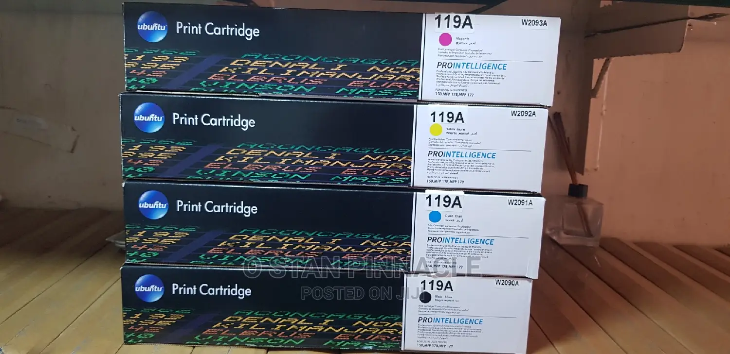 HP 119A Cyan, Yellow, Magenta and Black Toner