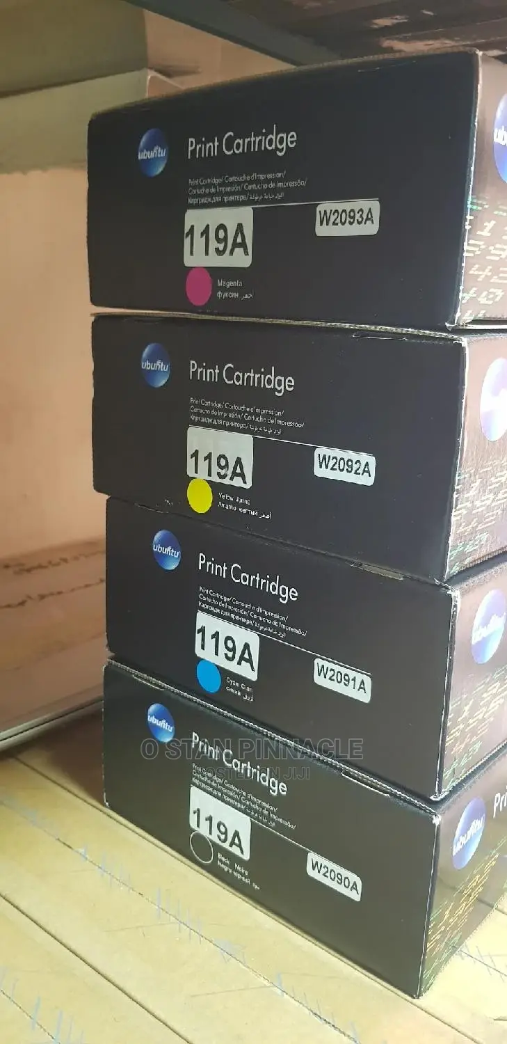 HP 119A Cyan, Yellow, Magenta and Black Toner