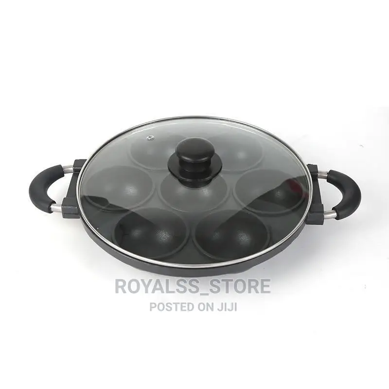 Non Stick Masa/Cake Pan With Glass Lid