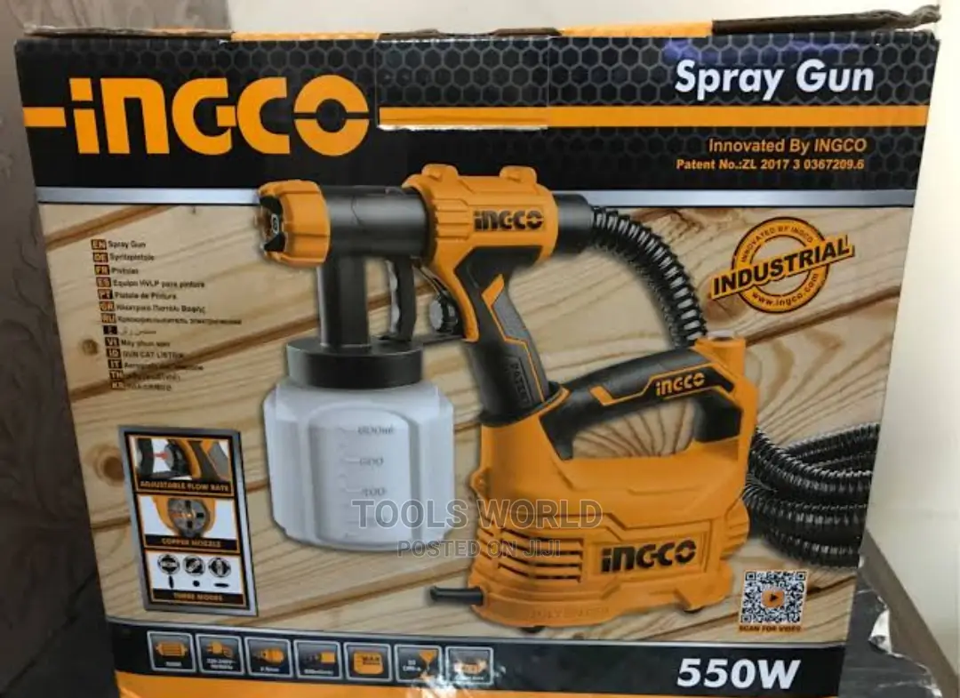 INGCO Floor Based HVLP Electric Spray Gun 550W SPG5008