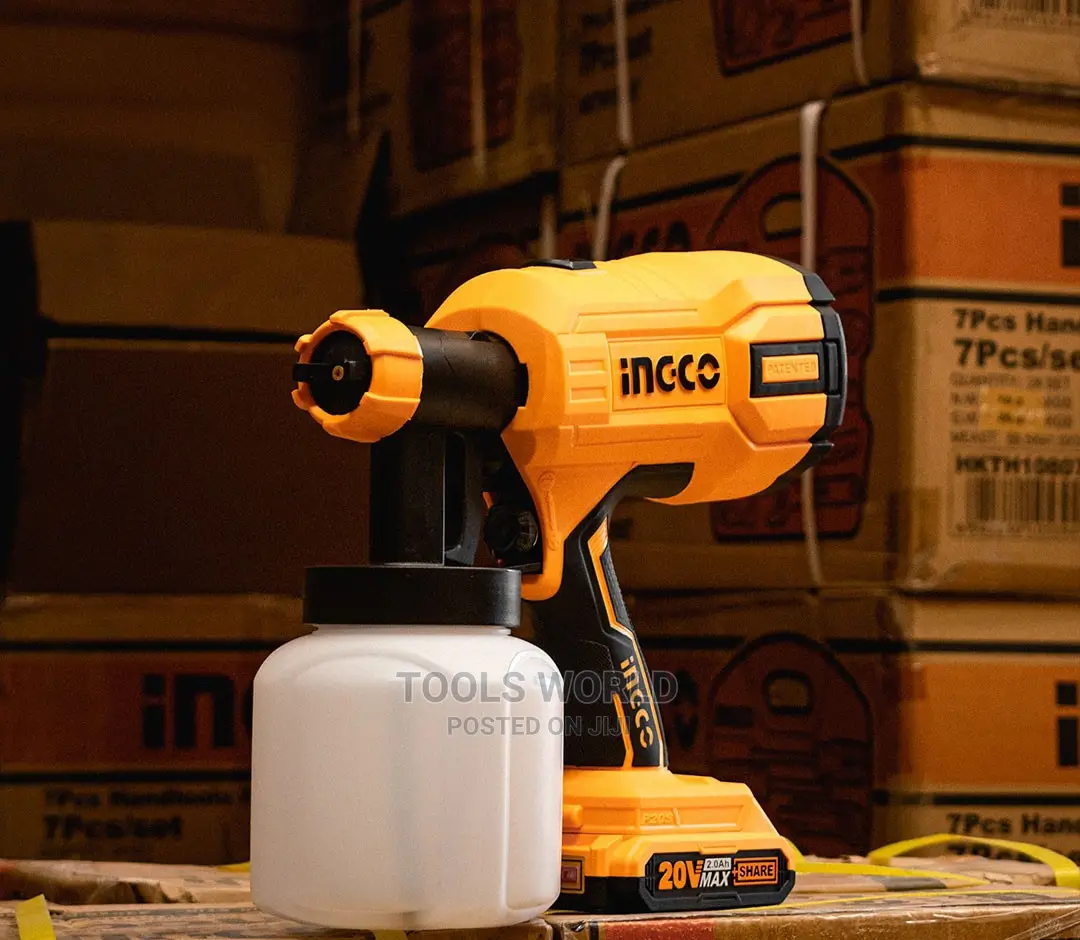 20V Cordless Spray Gun, Paint And Sanitize With INGCO