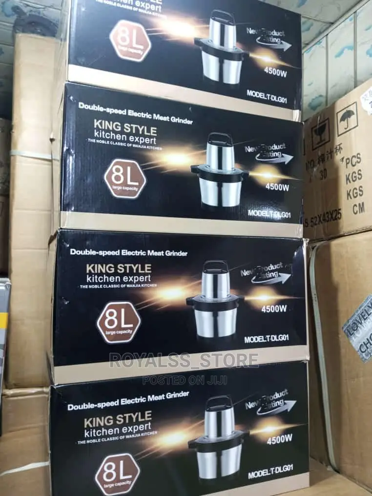 8l Kingstyle Multi-Purpose Food Processor/Yam Pounder/Meat Grinder