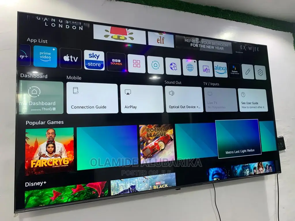LG 65” Class UP8000 UHD Smart Webos TV 2021