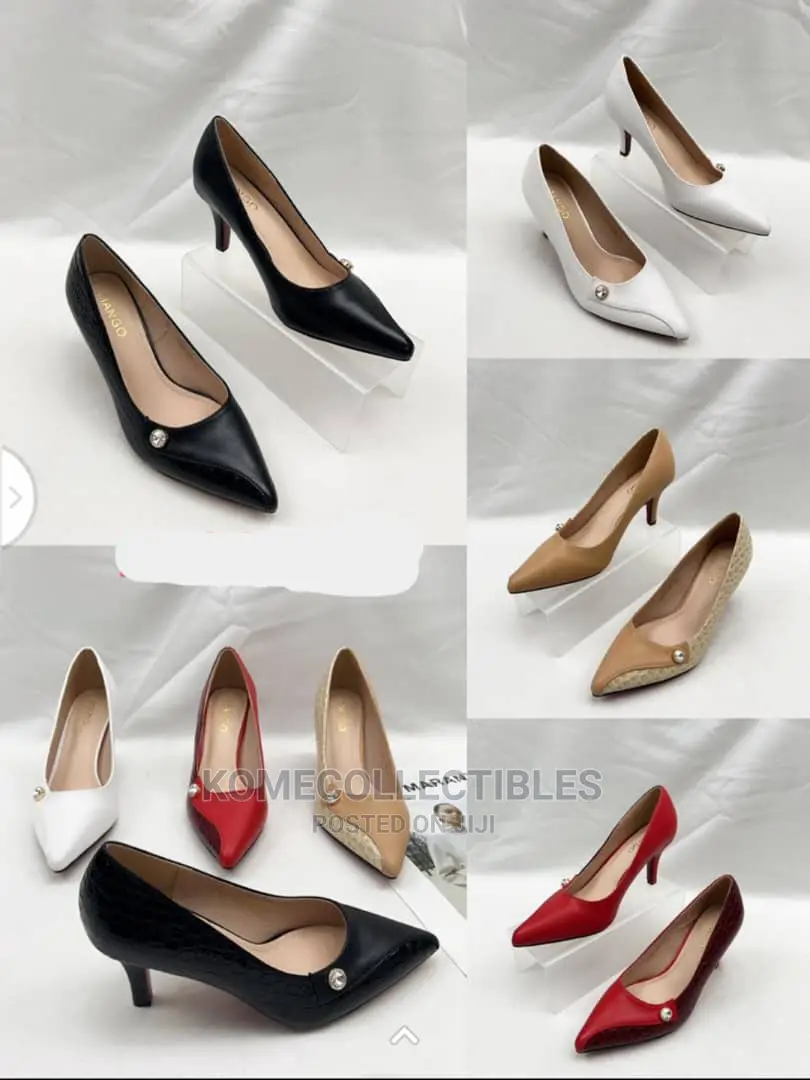 Unique Ladies Formal Small Heel Shoes