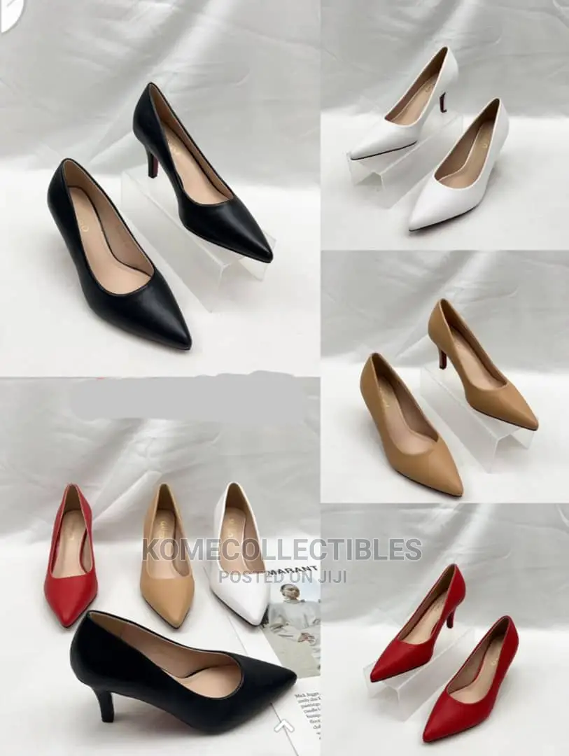 Unique Ladies Formal Small Heel Shoes