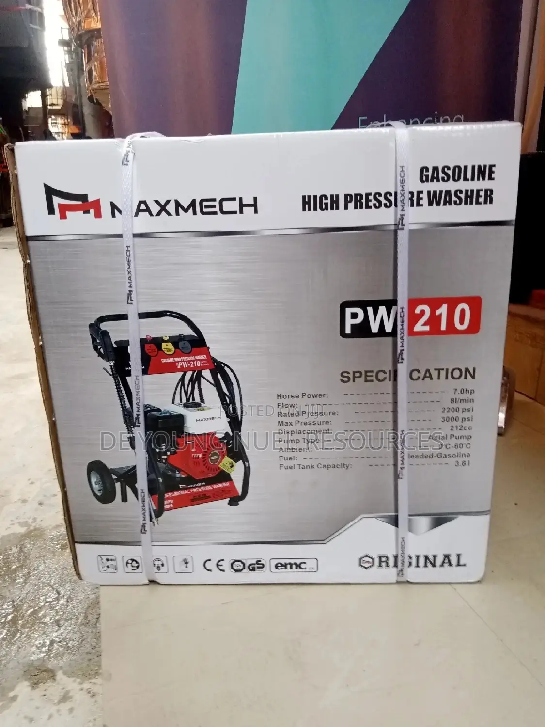 High Pressure Washer Maxmech 7hp