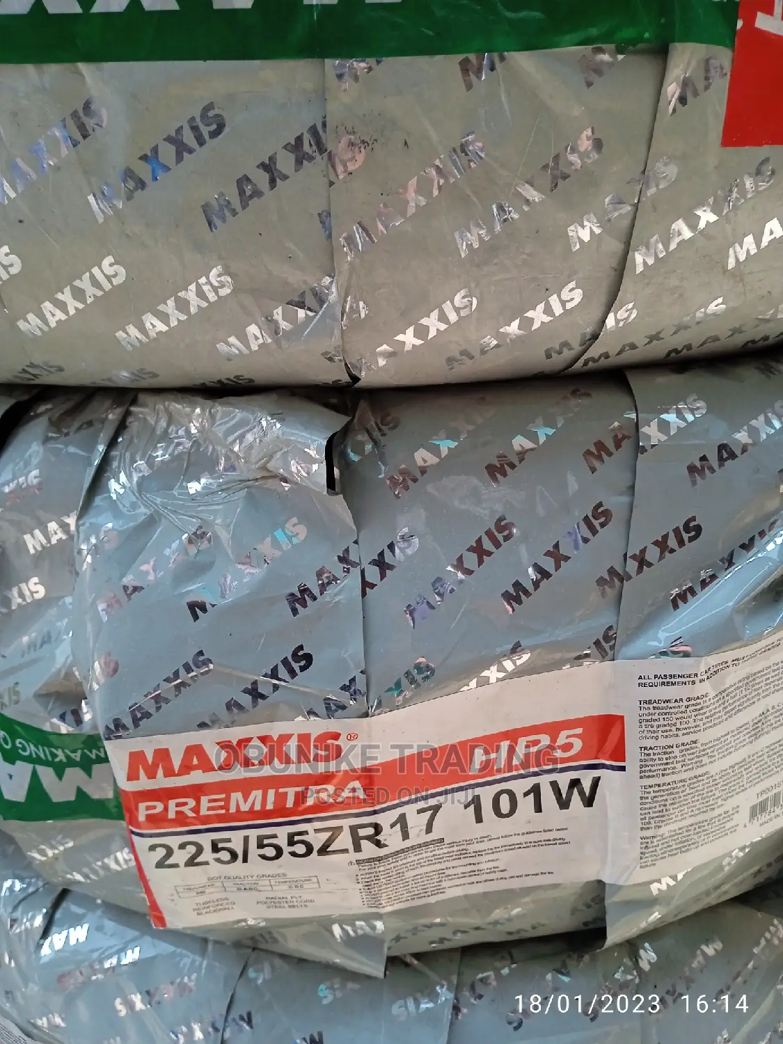 225/55r17 Maxxis Tyre