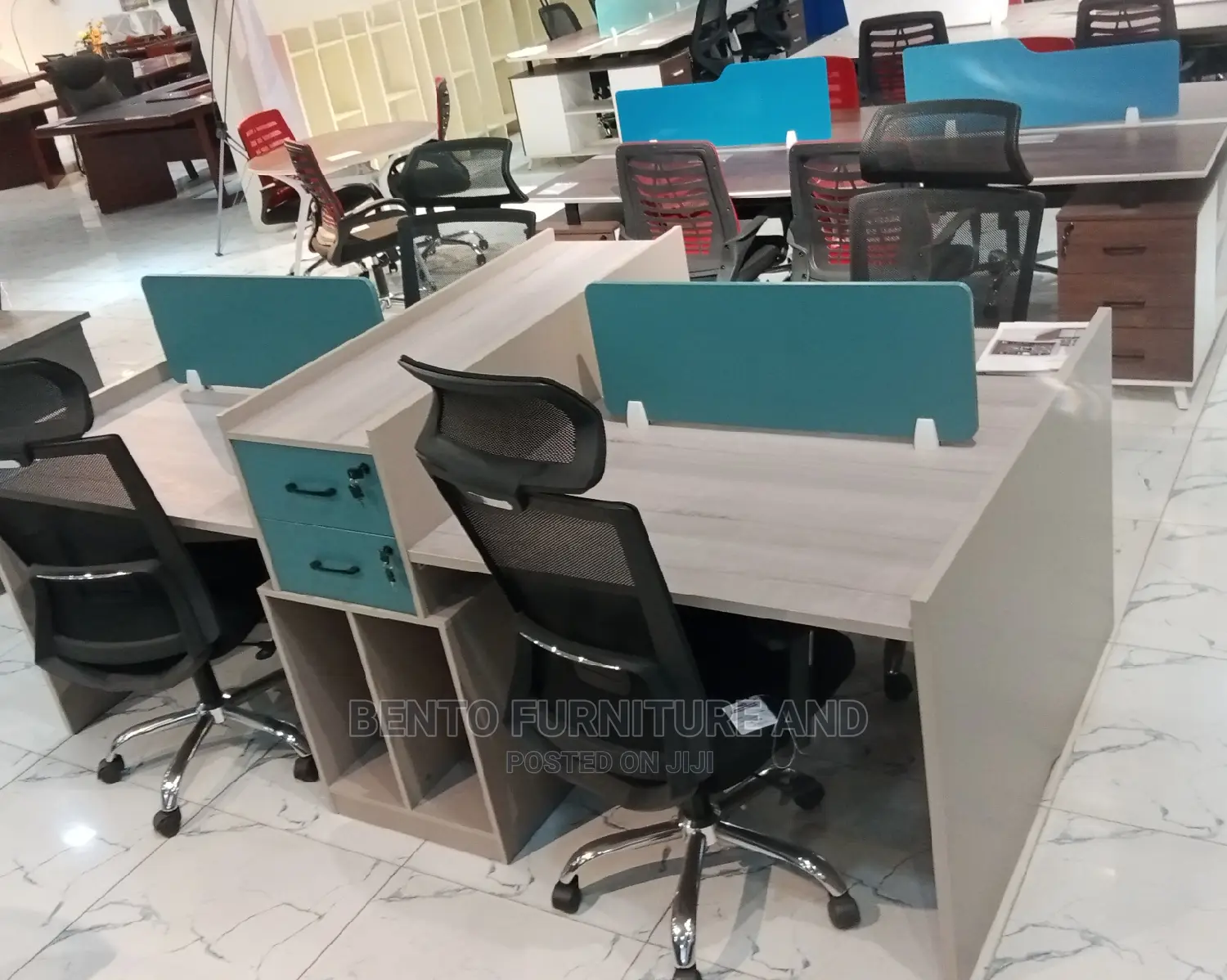 4 in 1 Wooden Workstations