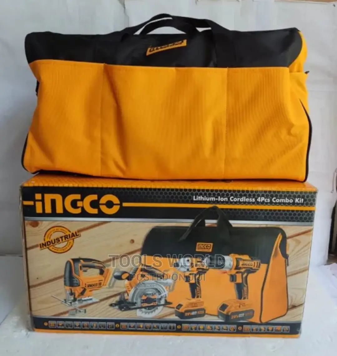 Ingco Lithium-Ion Cordless 4pcs Combo KIT Ckli2010