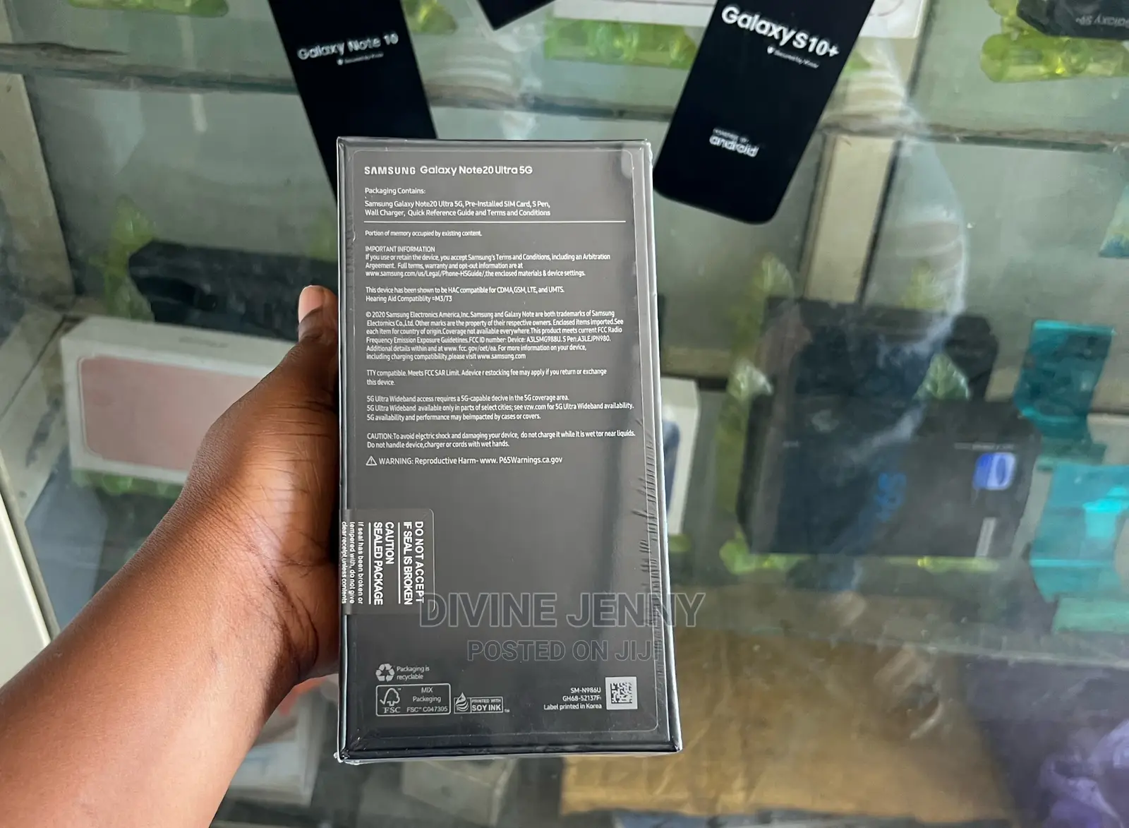 New Samsung Galaxy Note 20 Ultra 5G 128 GB Gold