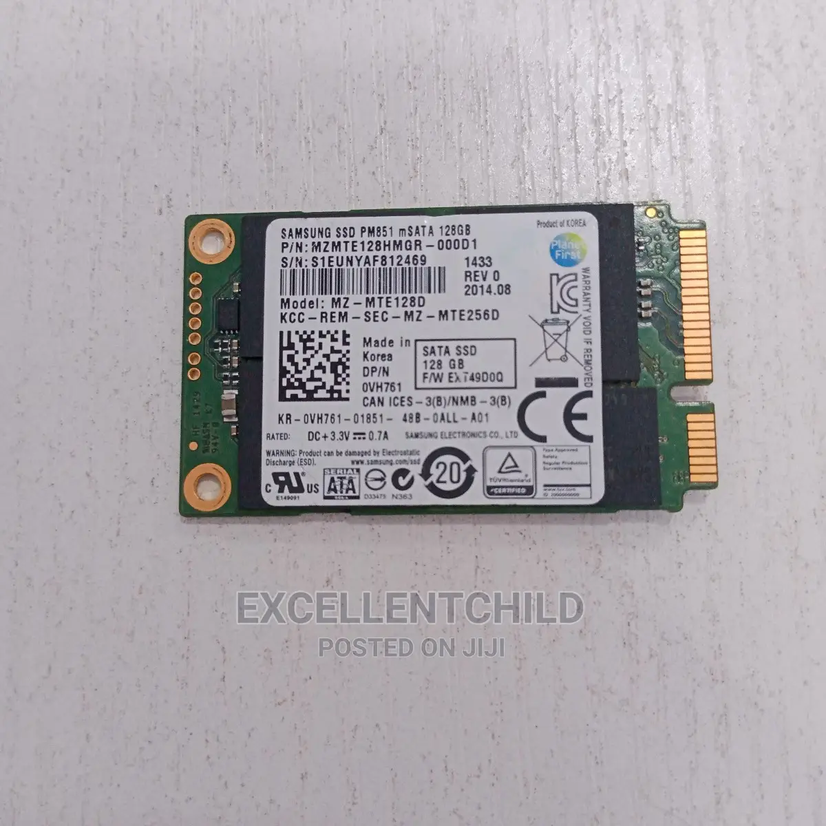 System Storage (128gb SSD Msata Laptop)