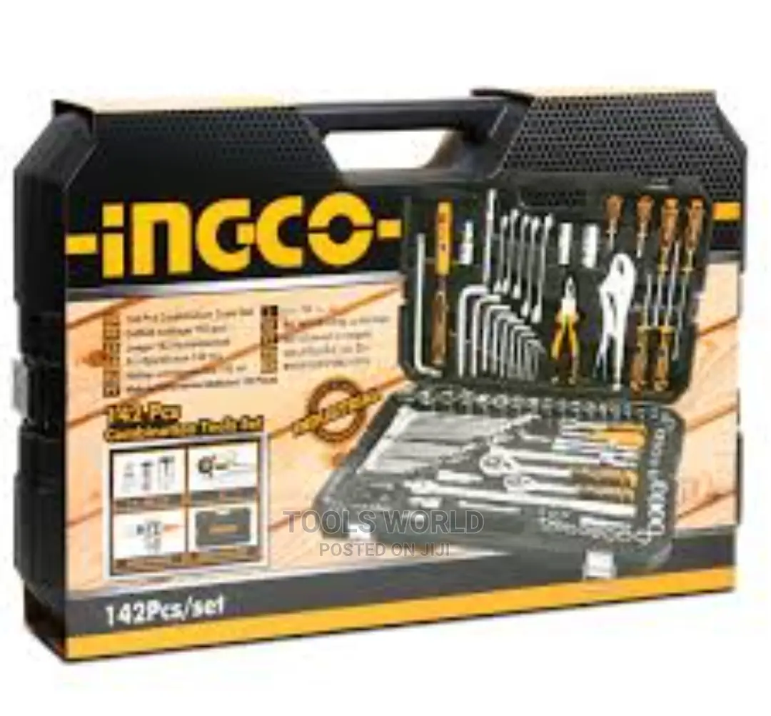 INGCO Original 142pcs Automotive Combination Tool Set