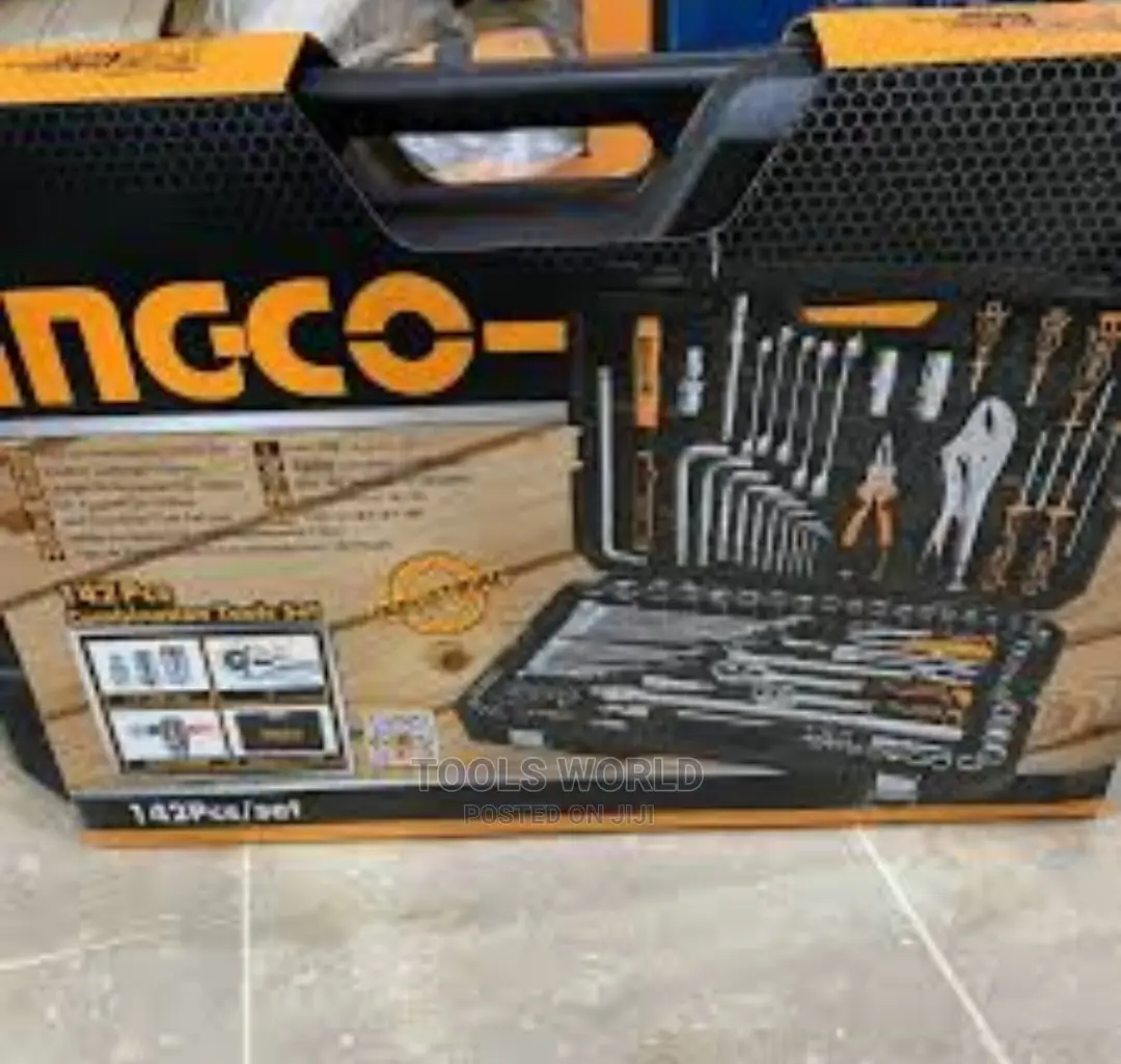 INGCO Original 142pcs Automotive Combination Tool Set