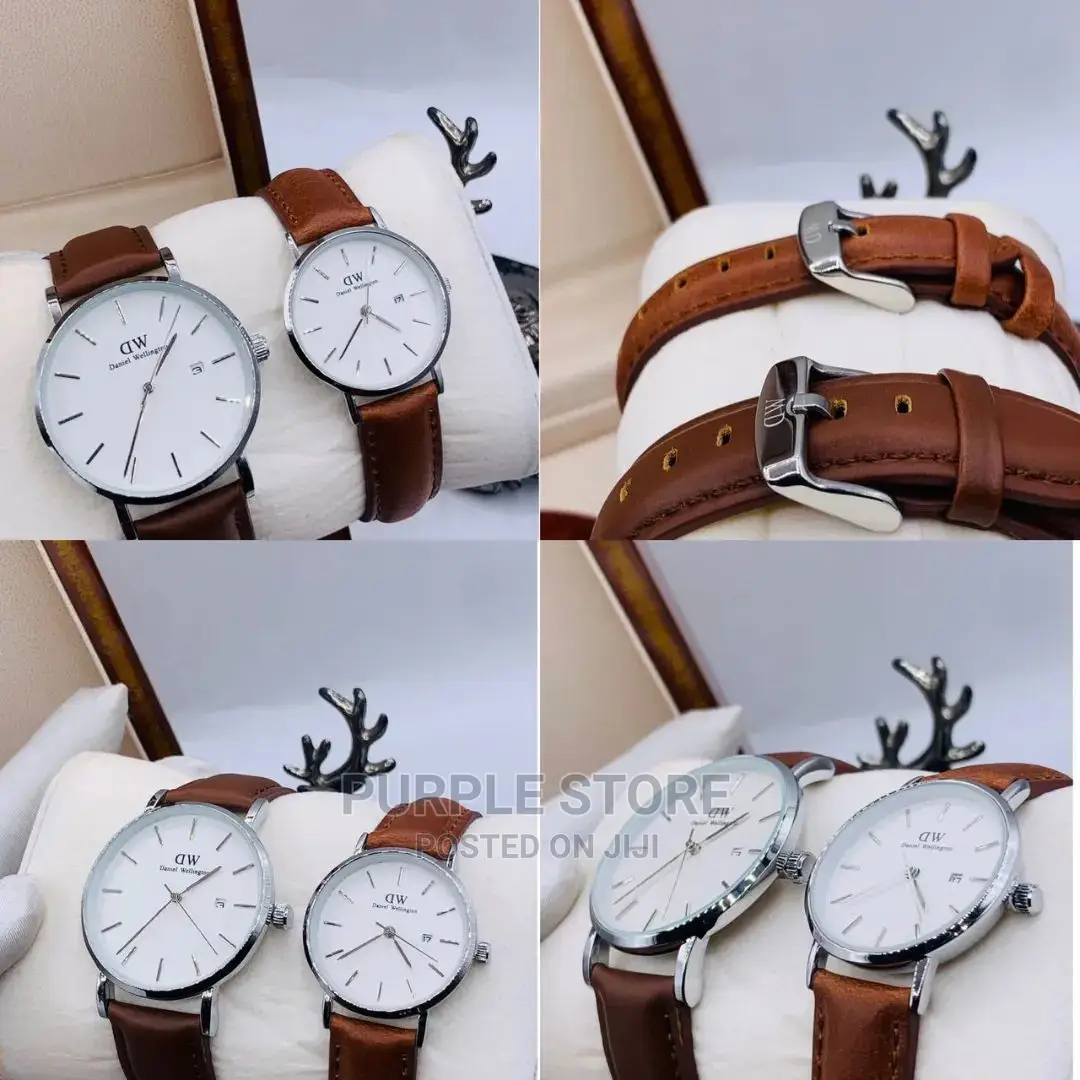 Daniel Wellington Couples Leather Wristwatch