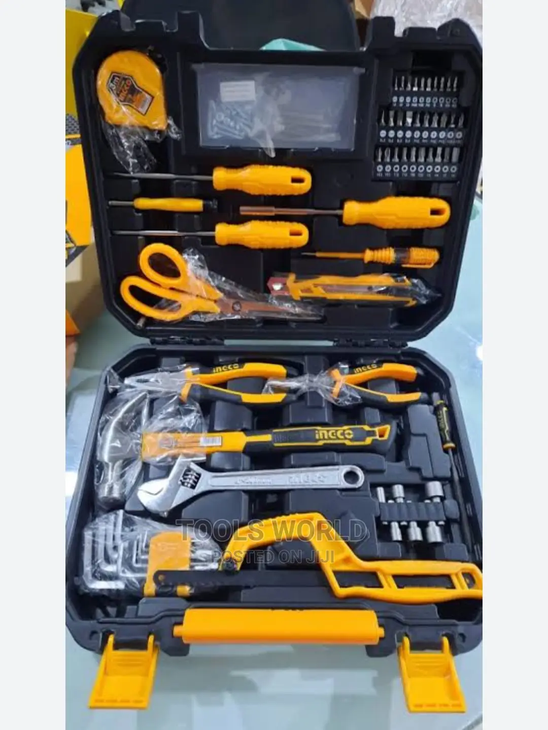 INGCO 120 Pcs Hand Tools Set Household Tool Kits Screwdriver