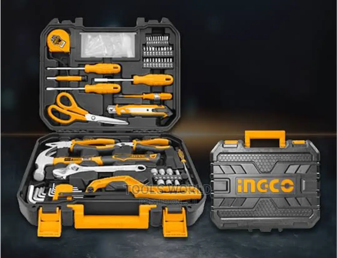INGCO 120 Pcs Hand Tools Set Household Tool Kits Screwdriver