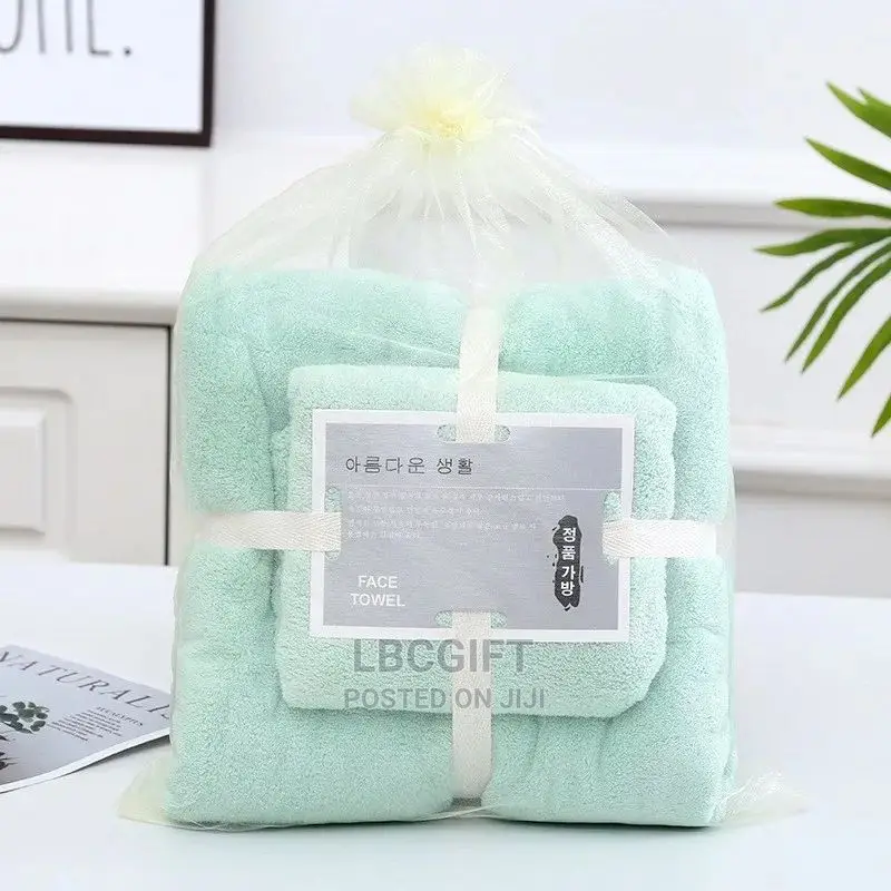 2 In 1 Towel Set In Different Colours (Wholesales Only)