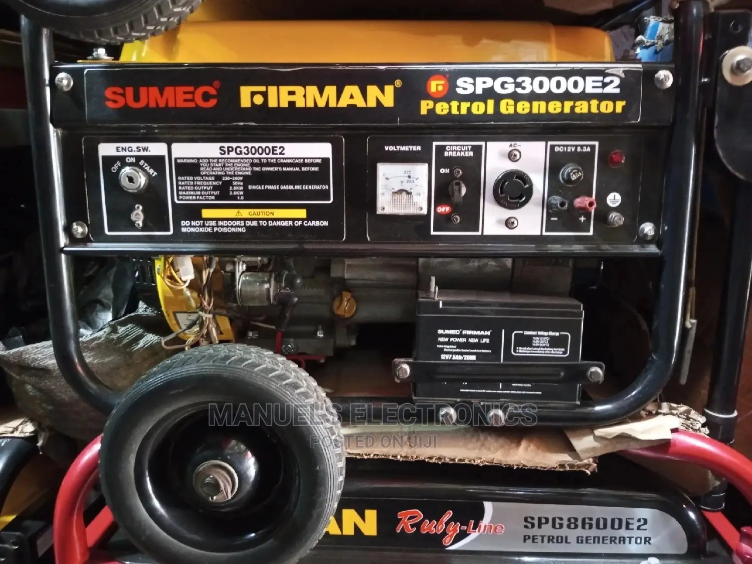 Firman Petrol Generator 100% Copper Coil