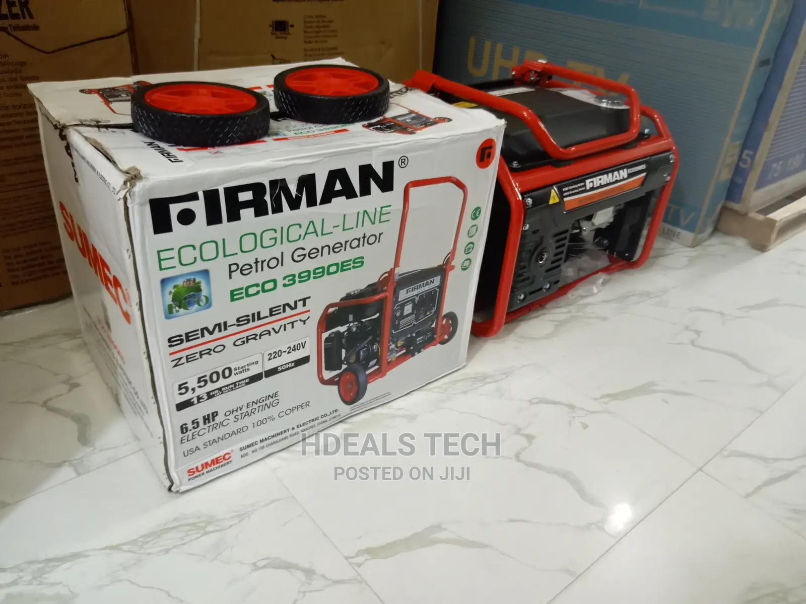 Latest Key Starter Sumec Firman 5.5KVA Generator, ECO3990ES.