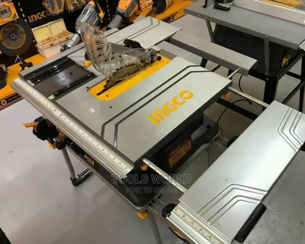 INGCO Industrial 1500W Laser Guide Foldable Table Saw Heavy