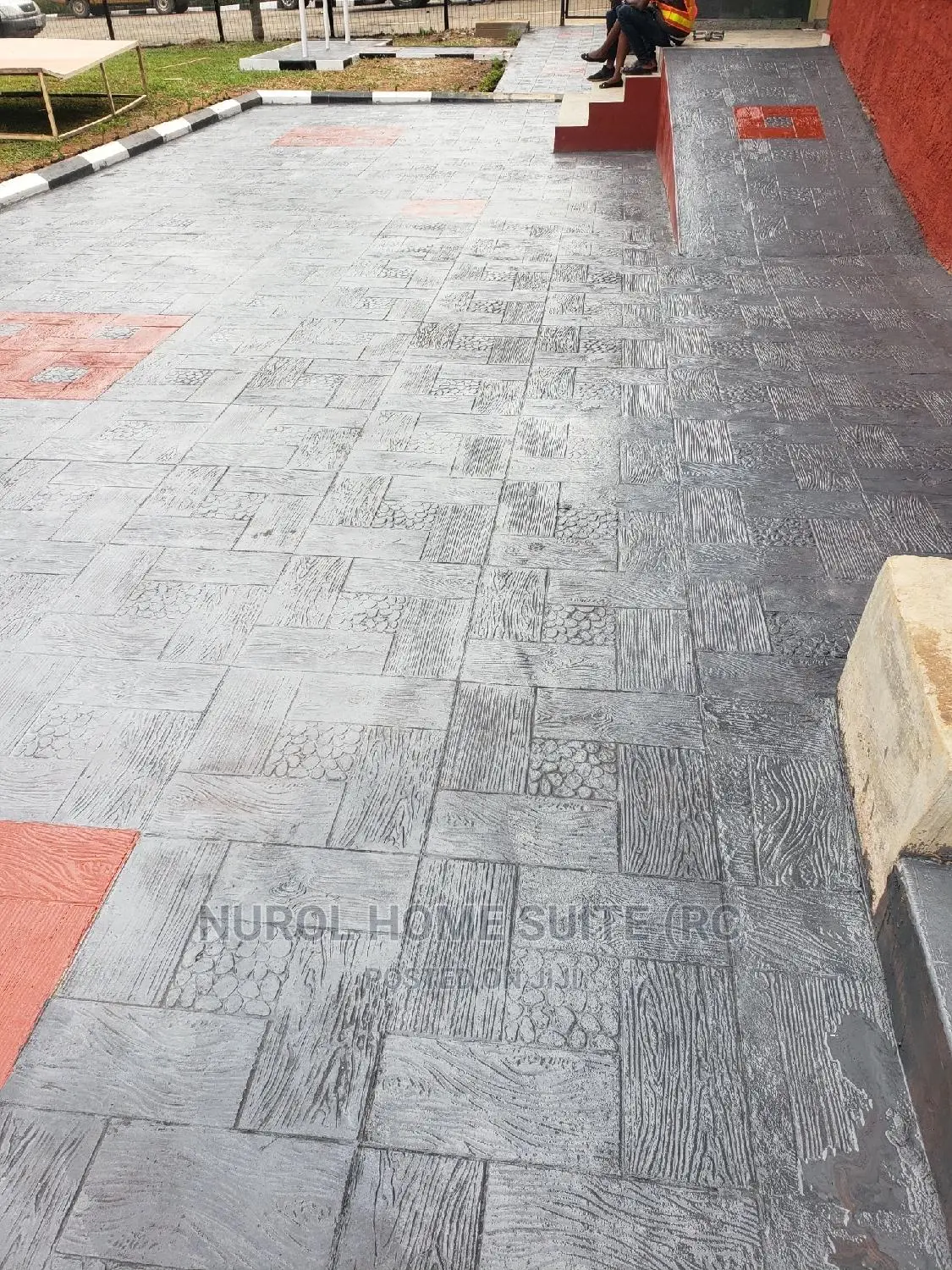 Durable Stamped Concrete Floor Finish
