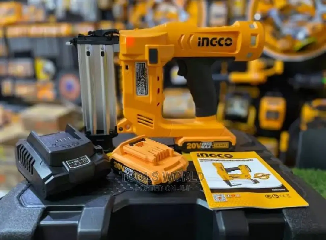 Ingco Cordless Brad Nailer With Pcs Battery, CBNLI2002