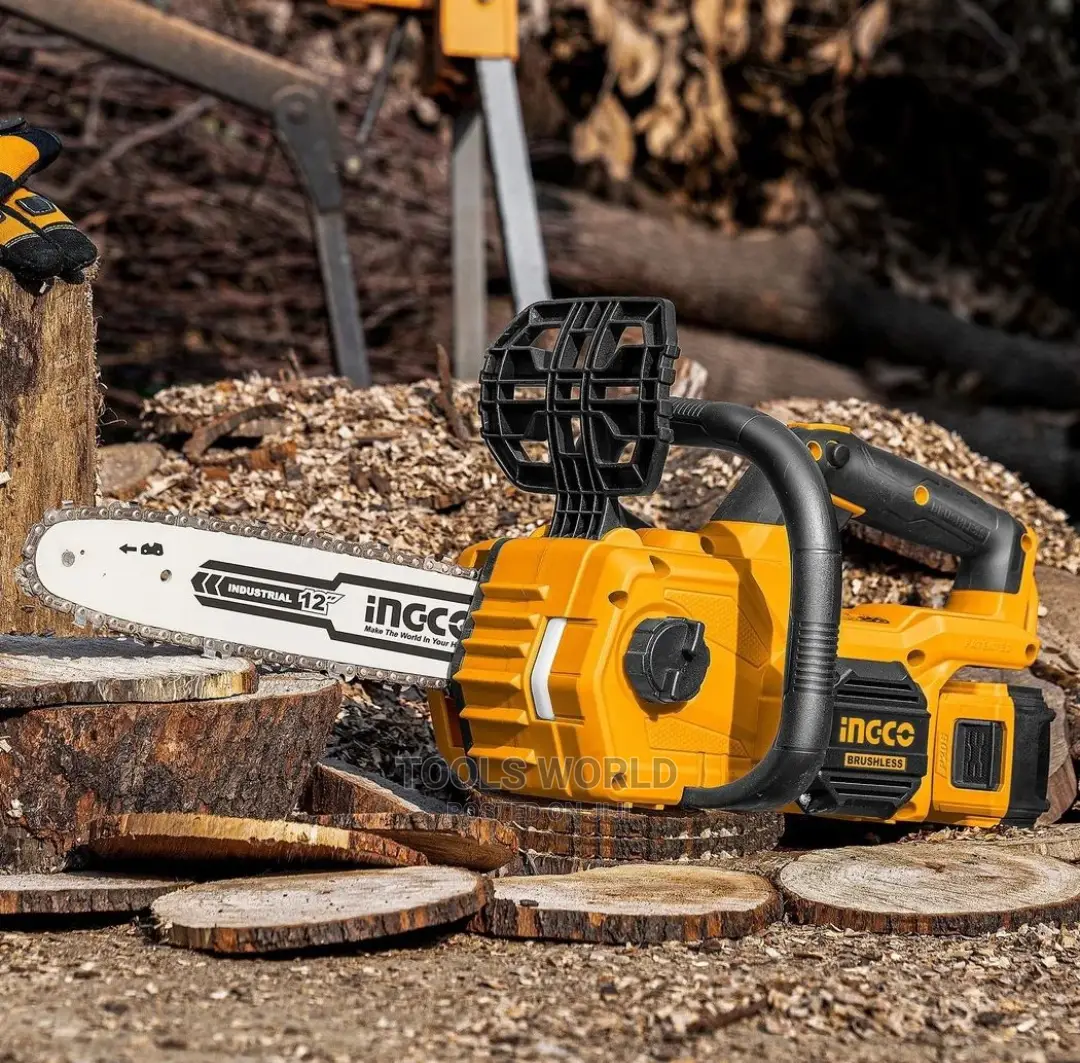 Ingco Cordless Lithium-Ion Chain Saw 12" With 2 X 4.0ah
