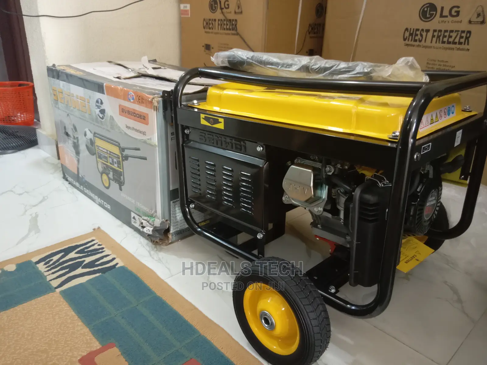 SENWEI 4.5KVA SV6200E2 Key-Starter Gasoline Generator.