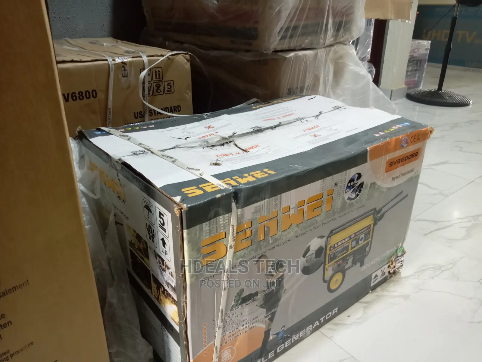 SENWEI 4.5KVA SV6200E2 Key-Starter Gasoline Generator.