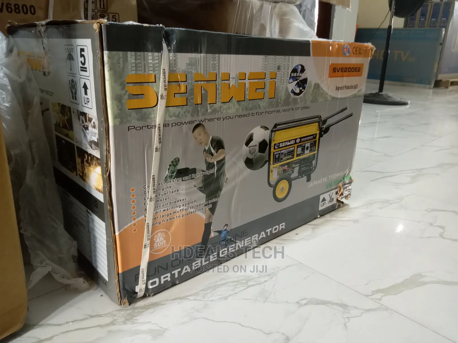 Brand New SENWEI Key-Starter Generator, 4.5KVA, SV6200E2.
