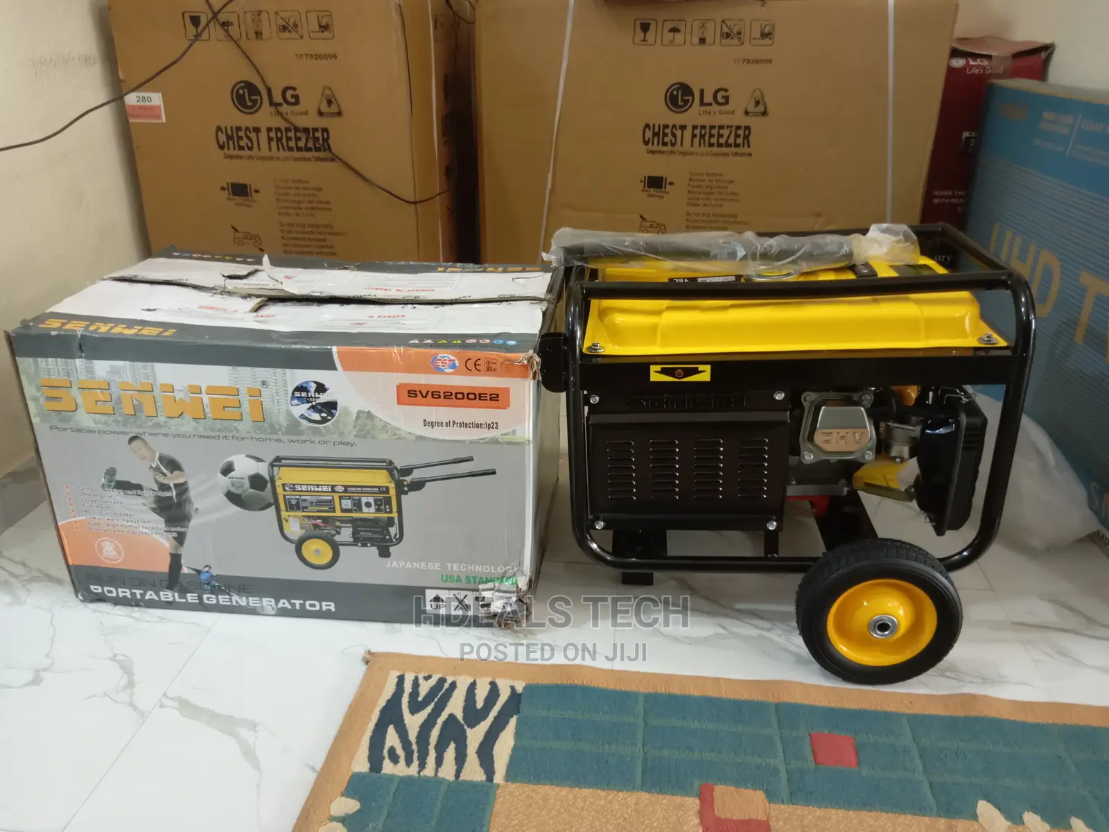 Original Senwei Key-Starter Generator, 4.5kva, Sv6200e2.