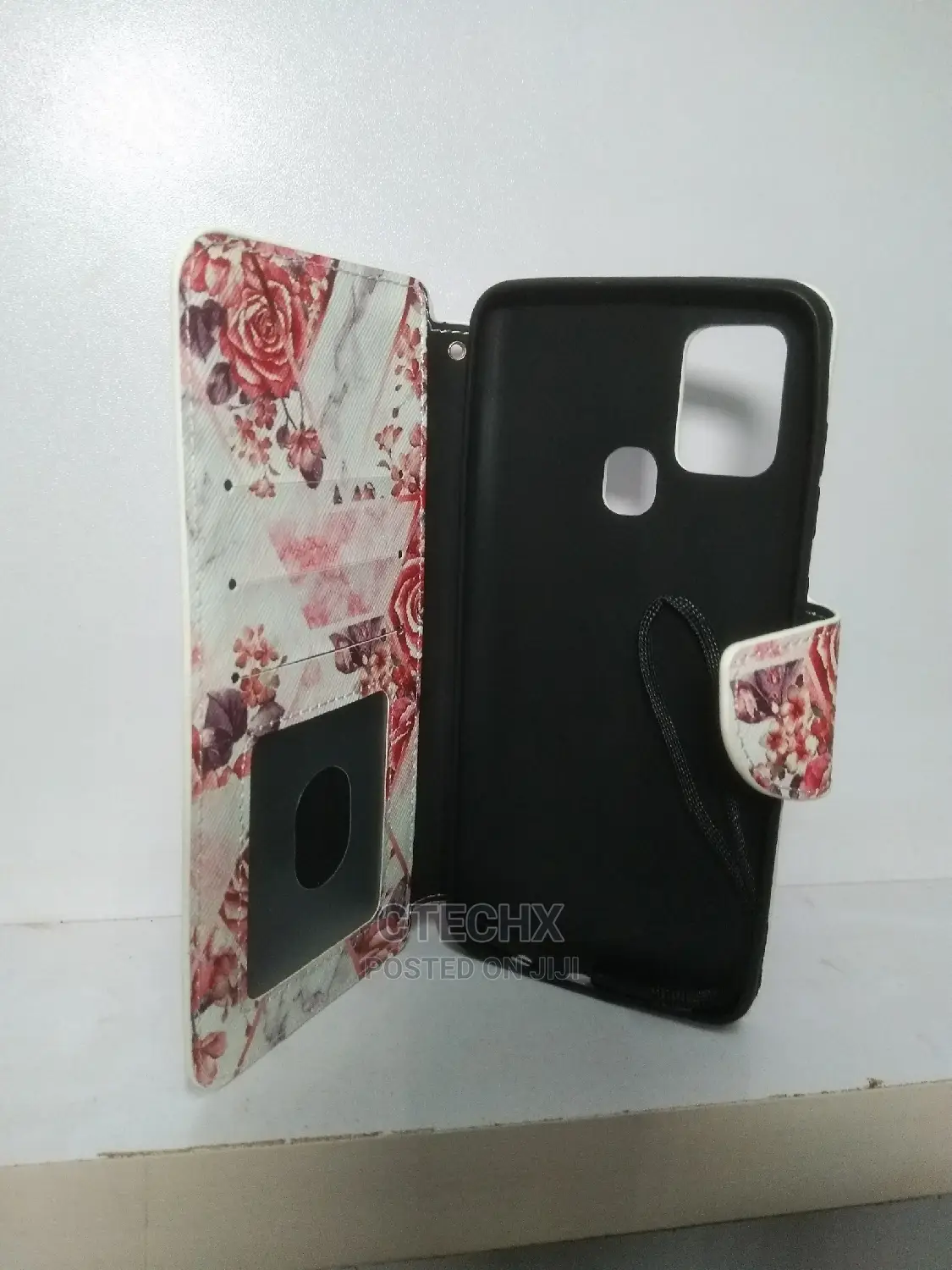 Samsung Galaxy A21S Case Flower Leather Magnetic Wallet Bags