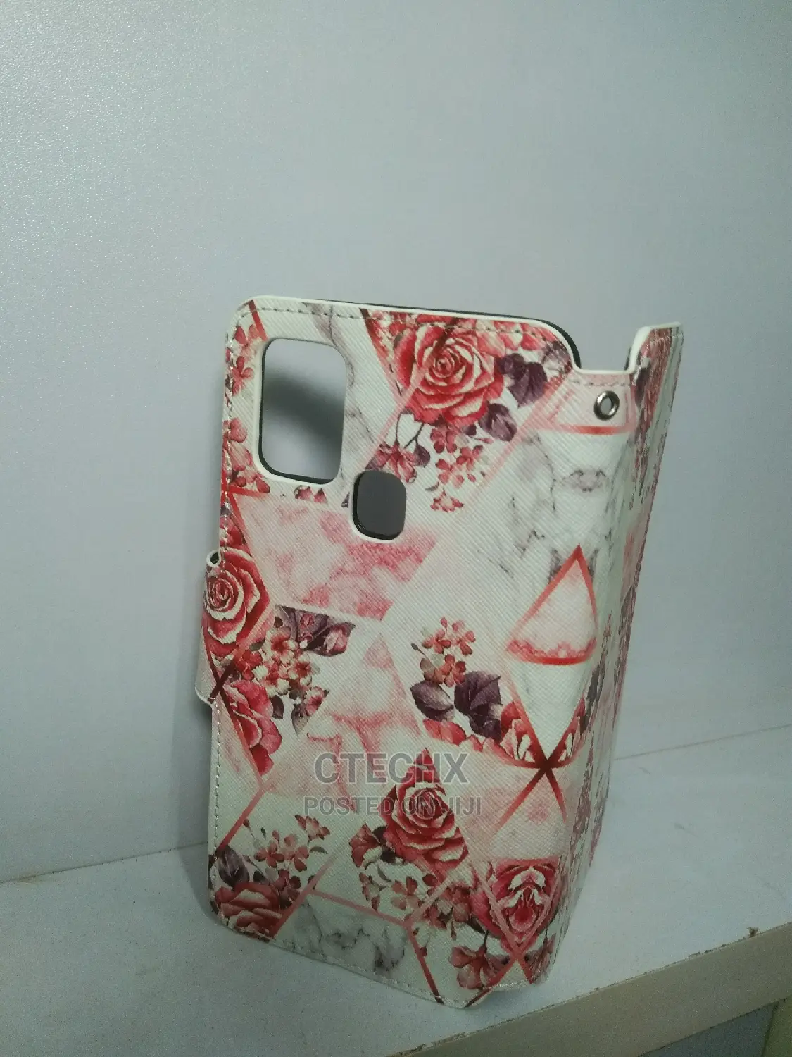Samsung Galaxy A21S Case Flower Leather Magnetic Wallet Bags