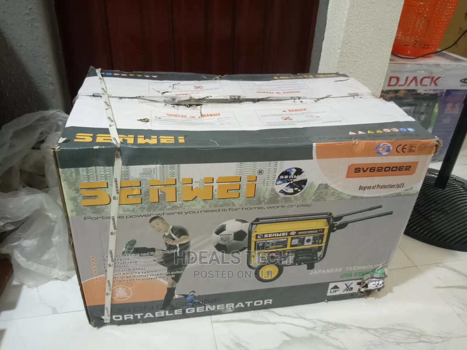Brand New Senwei Petrol Generator, 4.5KVA, SV6200E2.