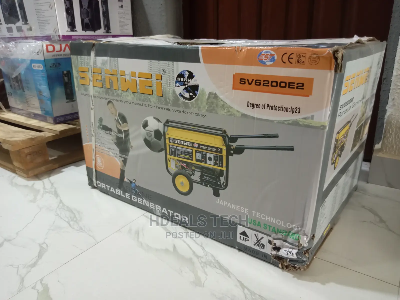 Original Senwei Petrol Generator, 4.5KVA, SV6200E2.