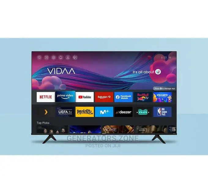 55 Inch Hisense Uhd- SMART TV + YOUTUBE+BROWSER +NETFLIX
